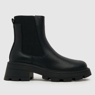 Schuh + Adeline Chunky Chelsea Boots In Black
