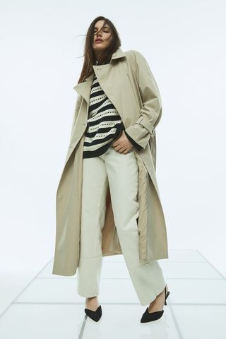 H&M + Double-Breasted Trenchcoat