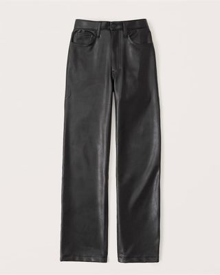 Abercrombie and Fitch + Vegan Leather 90s Relaxed Pant