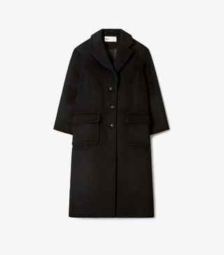 Tory Burch + Double-Faced Wool Overcoat
