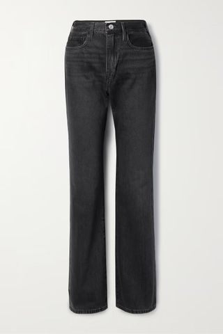 Frame + Le Jane High-Rise Straight-Leg Jeans