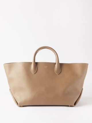 Khaite + Amelia Leather Tote Bag
