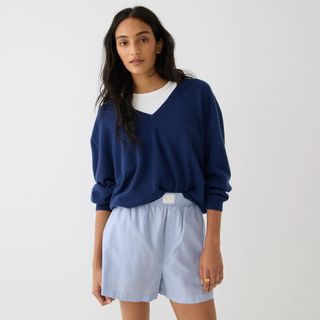 J.Crew + End-on-End Cotton Boxer Short