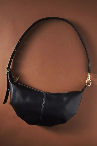 Anthropologie + Faux Leather Sling Bag