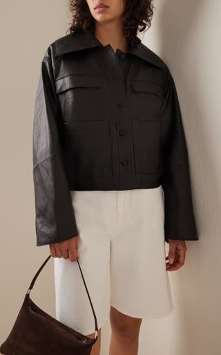 Loulou Studio + Relaxed Leather Jacket