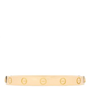Cartier + 18k Yellow Gold Love Bracelet 16