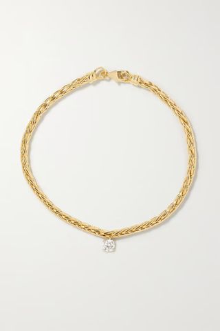 Yvonne Léon + 18-Karat Gold Diamond Bracelet