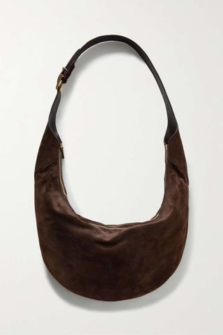 Khaite + August Suede Shoulder Bag