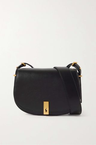 Polo Ralph Lauren + Polo Id Medium Leather Shoulder Bag