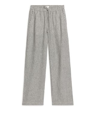 Arket + Linen Drawstring Trousers