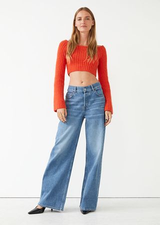 & Other Stories + Low Waist Wide Jeans