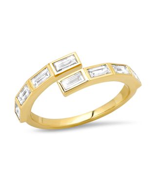 Eriness + Diamond Baguette Wrap Ring