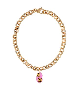 Martha Calvo + Smiles All Around Baroque Pearl Pendant Chain Necklace