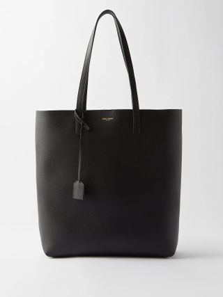 Saint Laurent + Shopping Leather Tote Bag
