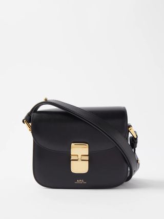 A.P.C. + Grace Mini Leather Crossbody Bag