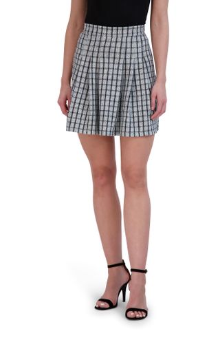 Ookie & Lala + Pleated Knit Miniskirt