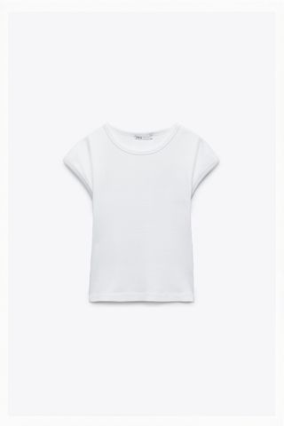 Zara + Rib T Shirt