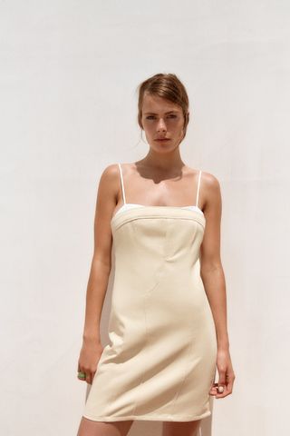 Zara + Combination Short Dress