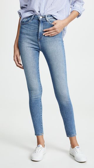 Dl1961 + Chrissy Ultra High Rise Skinny Jeans