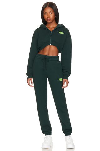 Local Love Club x Revolve + Love Over Everything Cropped Zip