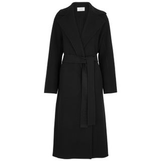 4. The Row + Malika Belted Wool-Blend Felt Coat