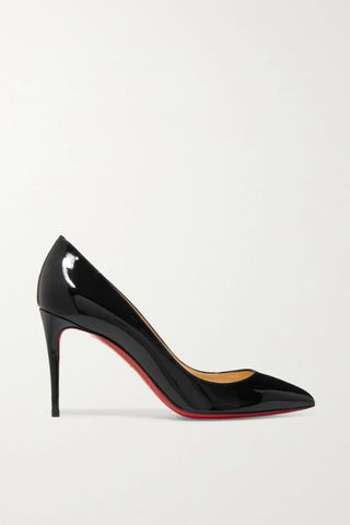 Christian Louboutin + Pigalle Follies 85 Patent-Leather Pumps