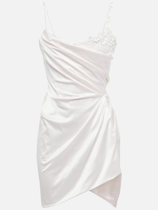 Vivienne Westwood + Bridal Venus Embellished Satin Minidress