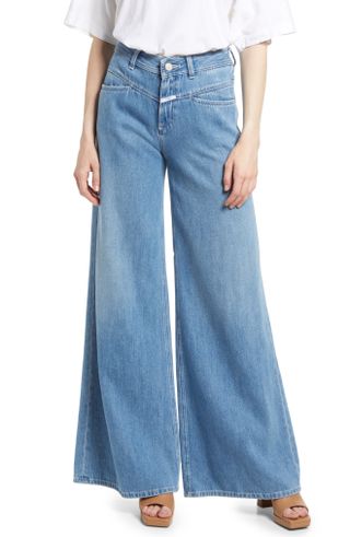 Closed + Flared-X Wide Leg Jeans