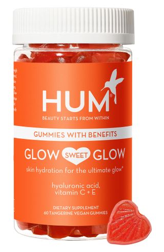 Hum Nutrition + Glow Sweet Glow Vegan Gummies Skin Hydration Dietary Supplement