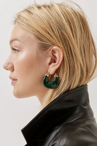Urban Outfitters + Megan Enamel Hoop Earring