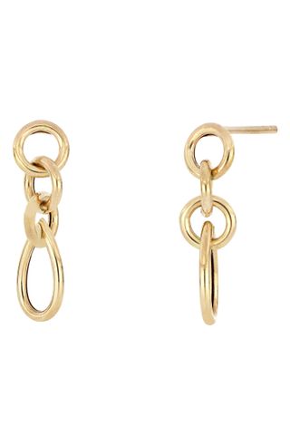Bony Levy + 14k Gold Petite Link Drop Earrings