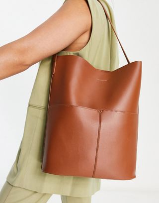 ASOS + Tote With Double Pockets