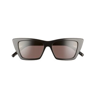 Saint Laurent + 53mm Cat Eye Sunglasses