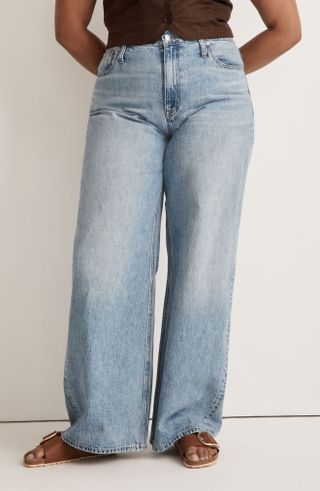 Madewell + Super Wide Leg Jeans