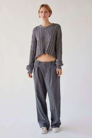 Urban Outfitters + Uo Martina Low-Rise Trouser Pant