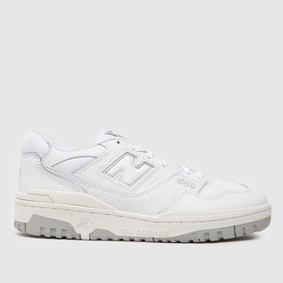 New Balance + 550 Trainers in White