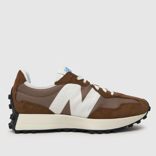 Nike + 327 Trainers in Brown & White
