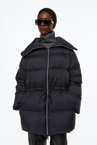 H&M + Oversized Down Puffer Jacket