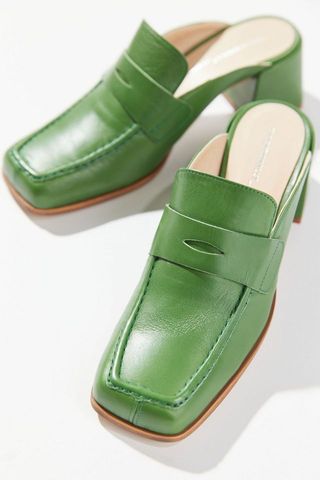 Intentionally Blank + Prof Heeled Mule Loafer