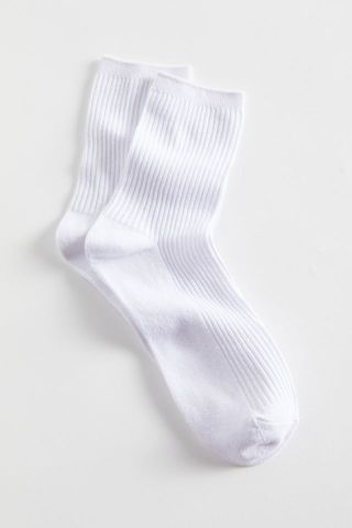 Urban Outfitters + Basic Ribbed Crew Sock