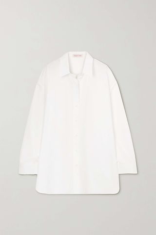 Valentino + Cotton-Poplin Shirt