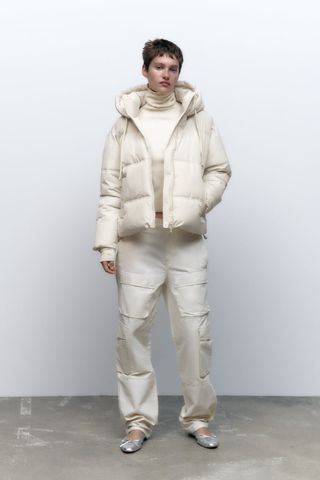 Zara + Quilted Jacket