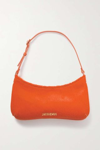 Jacquemus + Le Bisou Calf Hair Shoulder Bag