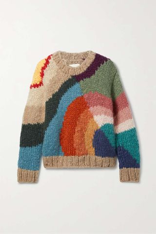 Suzie Kondi + Emilia Jooshi Intarsia Cashmere Sweater