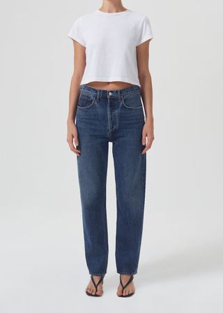 Agolde + 90's Mid Rise Straight Jeans