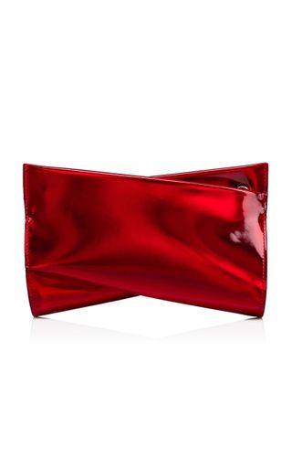 Christian Louboutin + Loubitwist Psychic Small Patent Leather Clutch