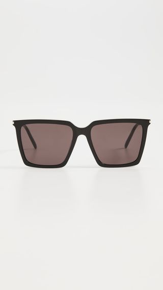 Saint Laurent + Rectangular Sunglasses