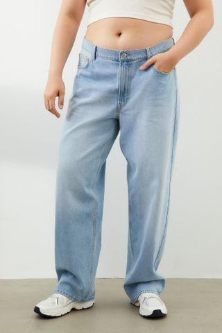 H&M + 90s Baggy Low Jeans