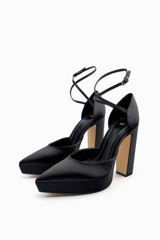Zara + Heeled Platform Shoes