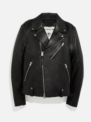 Coach + Leather Moto Jacket